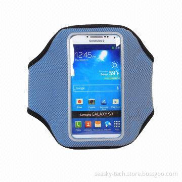 Colored Gridding Workout Running Sport Gym Mobile Phone Arm Band